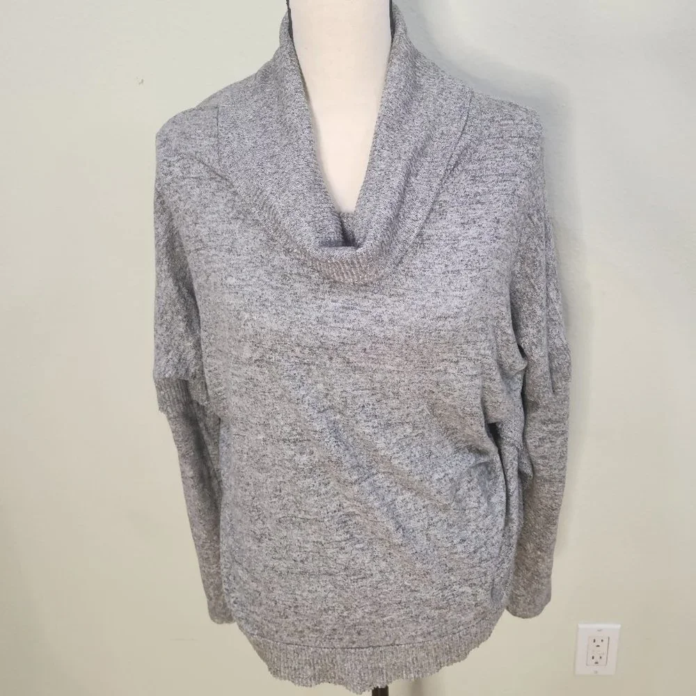NWOT Postmark by Anthropologie Gray Lassen Cowl Neck Sweater - Picture 7 of 9